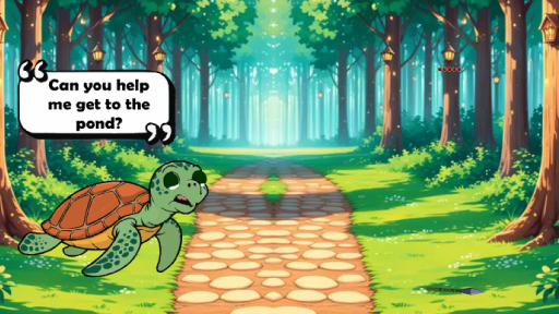 WoW Tortoise Finally Got To The Pond